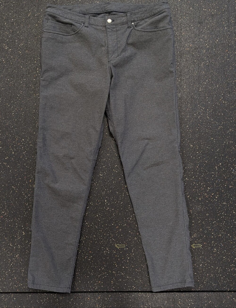 Lululemon Men's Size 36 Gray Tech Canvas Classic Fit ABC Pants